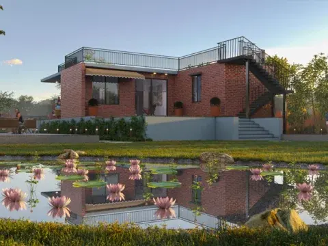 Pond Side Peace, Riverside Living “Gated Green Living for a Better Tomorrow Big size Farmhouse & plots"