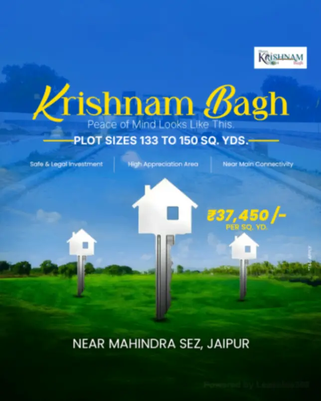 Krishnam Bagh, BAMBHORIYA, Near Mahindra SEZ and Ajmer Road JDA Approved Plot in ajmer road, Jaipur