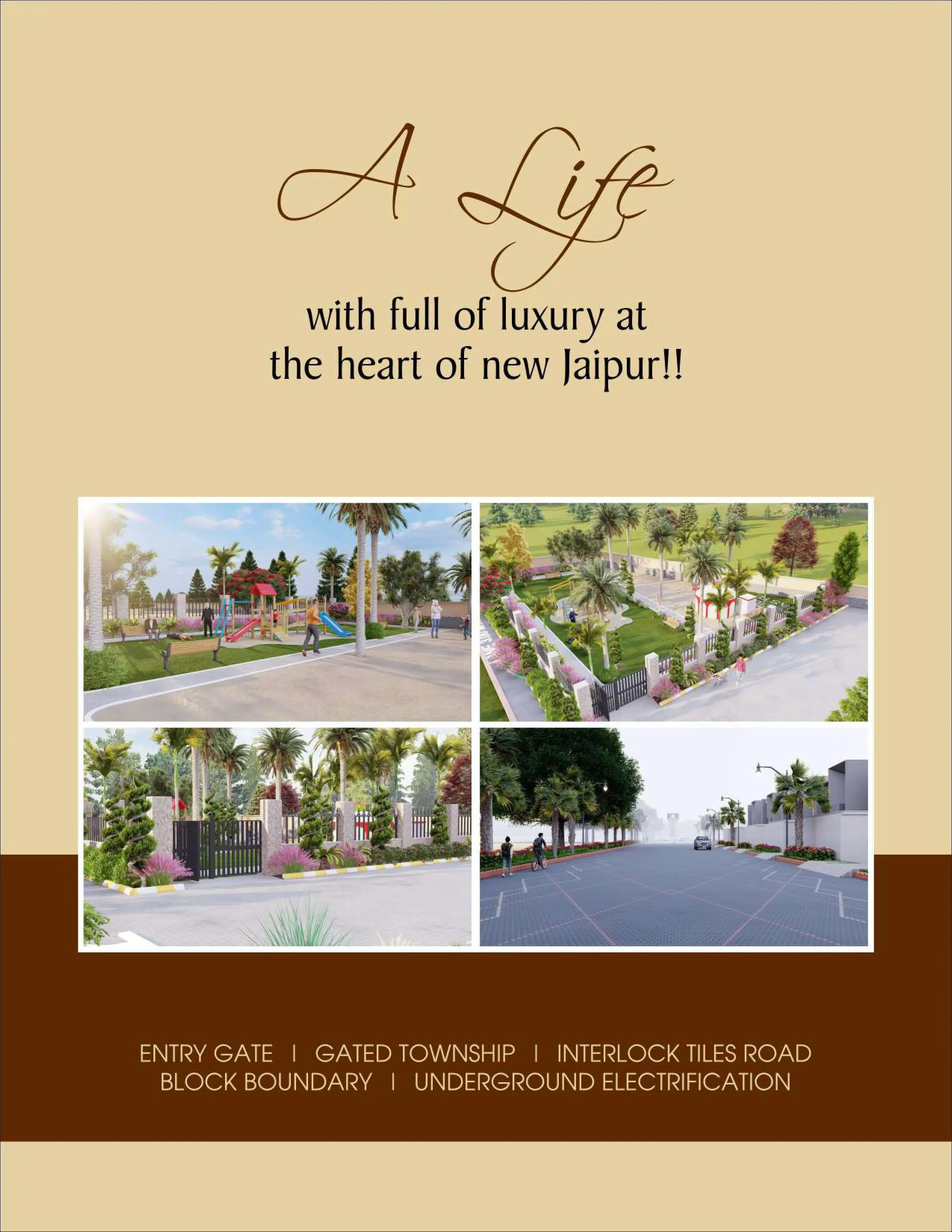 UDAY GAJRAJ GONER Fully developed Township Near Ring road Jaipur JDA approved & RERA Approved Near Jagatpura